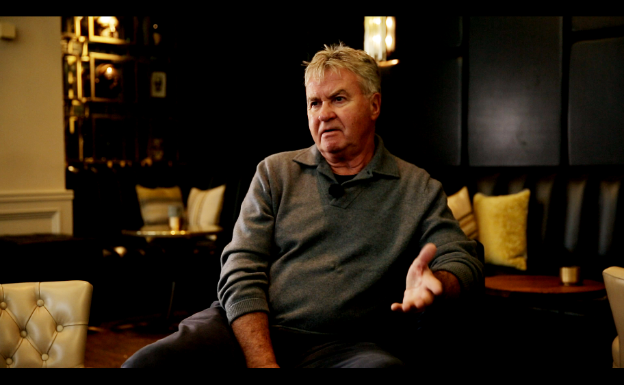 ▲거스 히딩크 전 축구대표팀 감독은 넥슨이 진행하고 있는 사회공헌 활동이 '오버히트' 홍보모델 수락의 결정적 이유라고 설명했다. (넥슨)