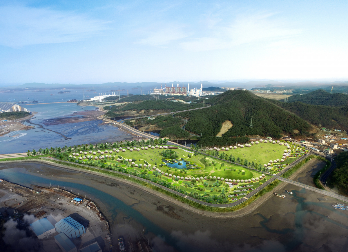 ▲중부발전 탄소숲 조감도 (사진=중부발전)