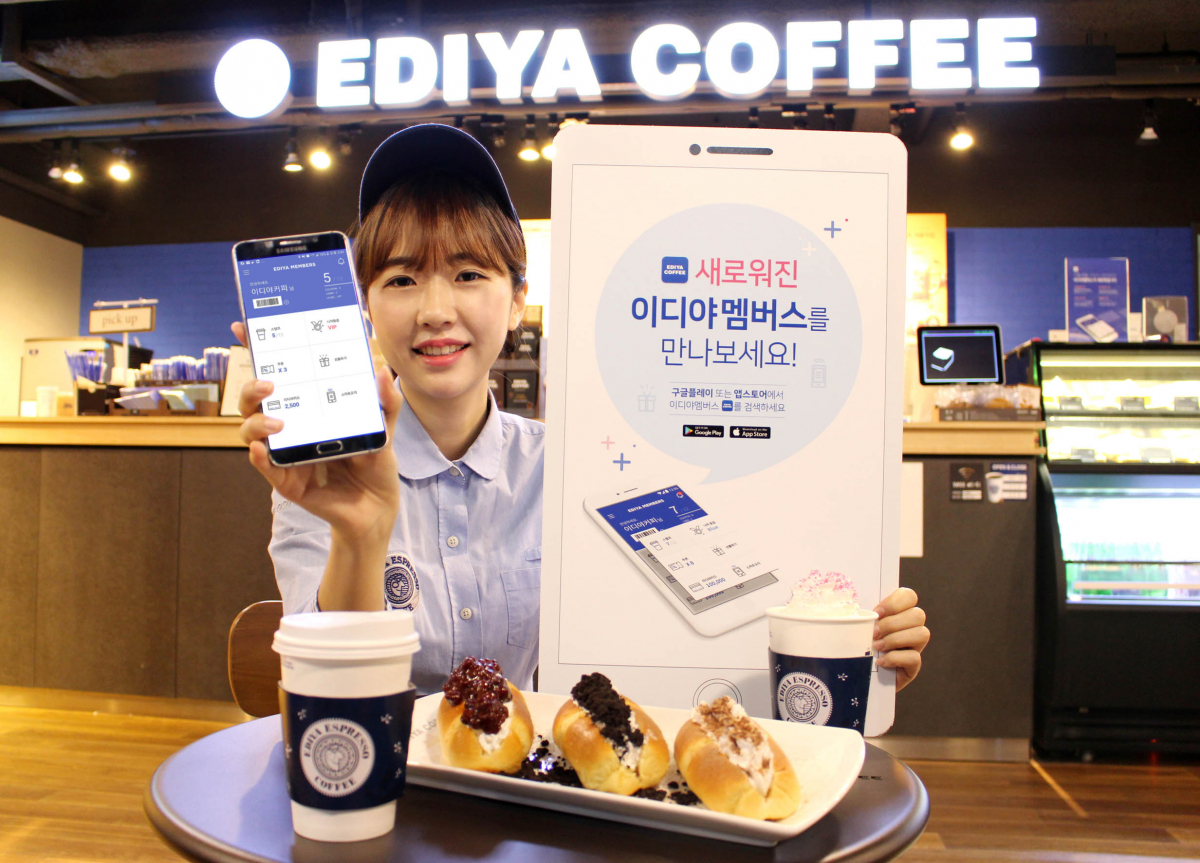 ▲이디야커피의 ‘이디야 멤버스’