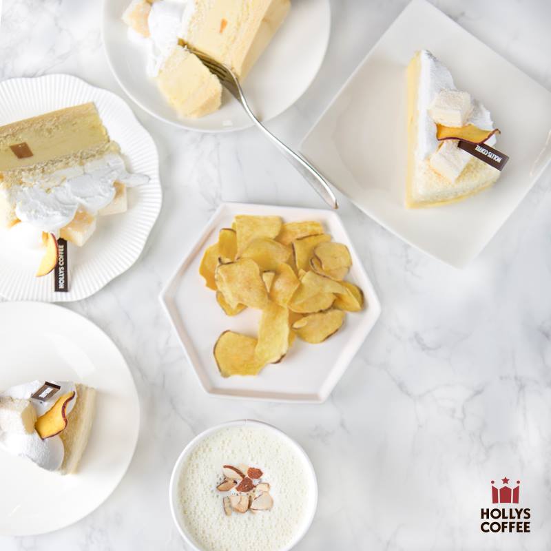 ▲할리스커피 고구마메뉴 제품들