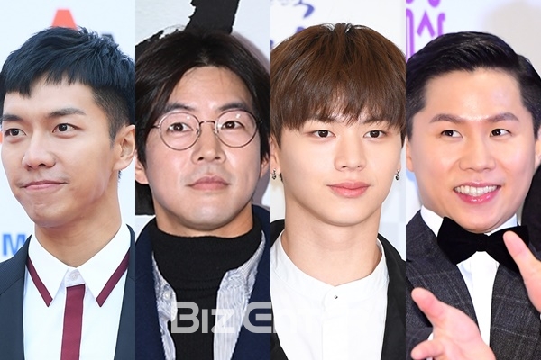 ▲이승기, 이상윤, 비투비 육성재, 양세형(사진=고아라 기자 iknow@, 윤예진 기자 yoooon@)