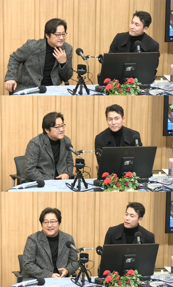 ▲'컬투쇼' 곽도원 정우성(사진=SBS 파워FM)