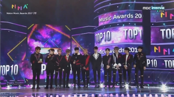 ▲그룹 워너원(사진=MBC에브리원)