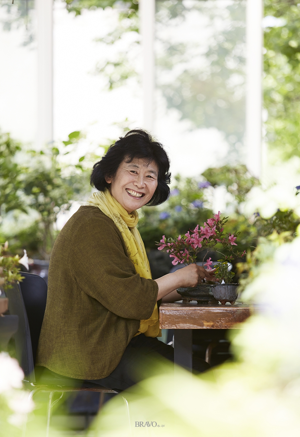 ▲백경야생화갤러리 백경숙 대표(오병돈 프리랜서(obdlife@gmail.com)