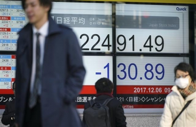 ▲저임금 성장 탓에 아베노믹스에도 불구하고 일본의 지난해 성장률은 1%에 그쳤다. AP/연합뉴스 