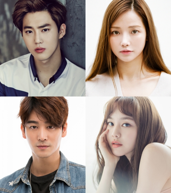 ▲엑소 수호, 하연수, 김예원, 오창석(좌측 상단부터 시계방향)(사진=SM엔터테인먼트, 매니지먼트AND, JYP엔터테인먼트, PF엔터테인먼트)