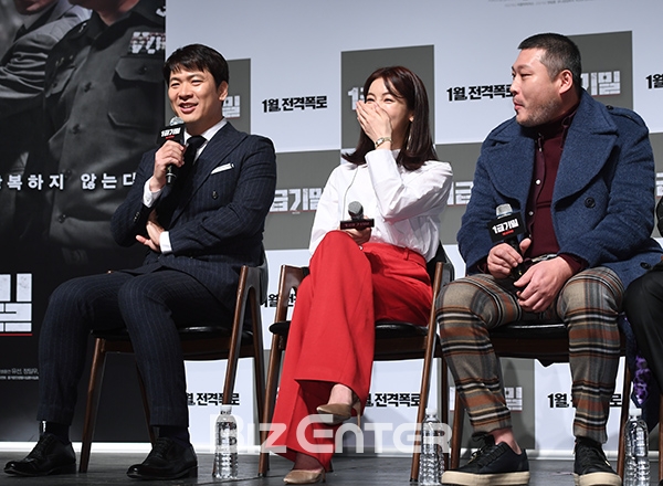 ▲김상경, 김옥빈, 최무성(사진=고아라 기자 iknow@)