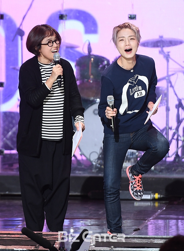 ▲송은이, 안영미(사진=고아라 기자 iknow@)