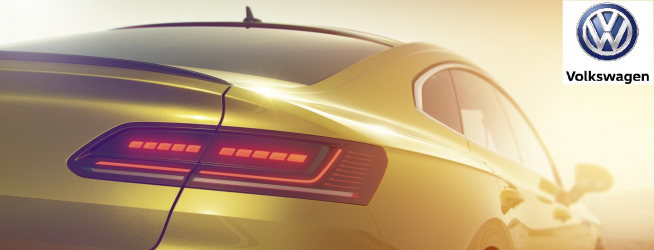 ▲폭스바겐 아테온(Arteon) 티저. (출처=VW AG)