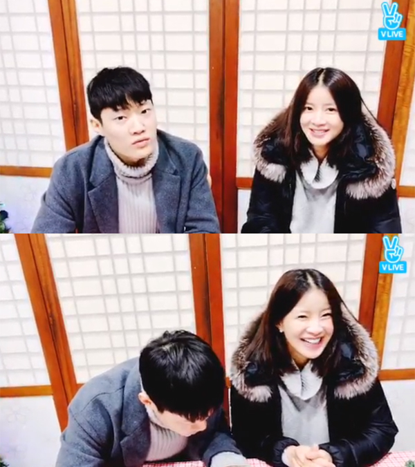 ▲배우 이시영(사진=네이버 V LIVE)