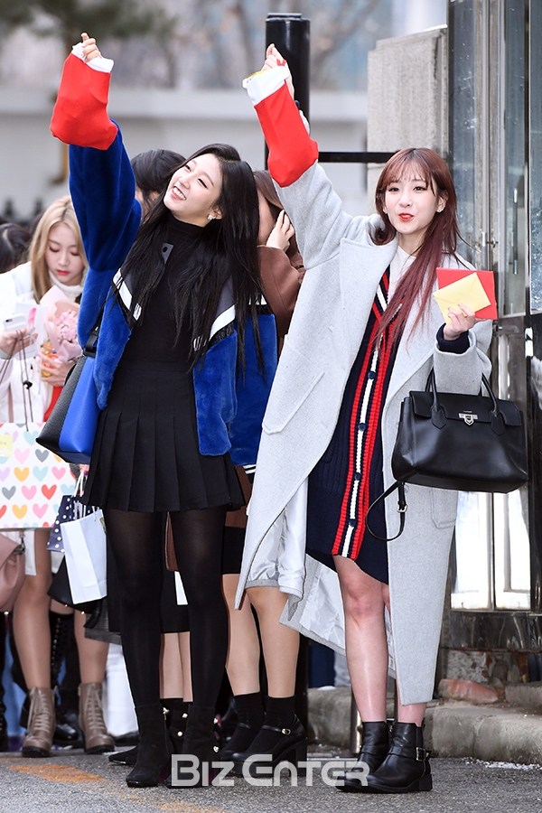 ▲러블리즈 정예인, 유지애(사진=고아라 기자 iknow@)