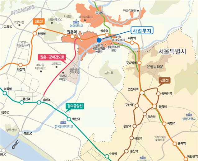 ▲고양삼송 시범사업 부지 위치도(자료=국토교통부)