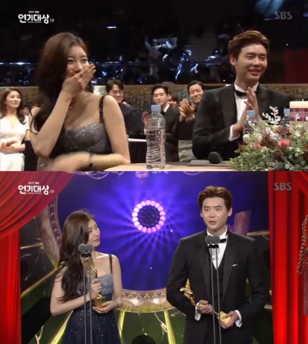 (사진='2017 SBS 연기대상' 캡처)