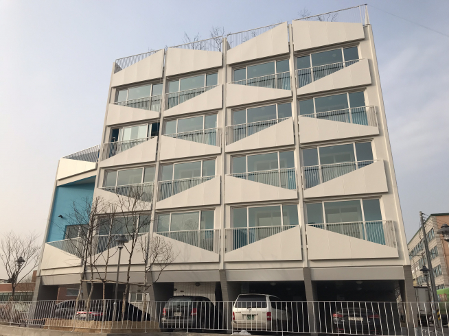 ▲따복하우스 화성진안 1단지 전경(사진=코오롱글로벌)