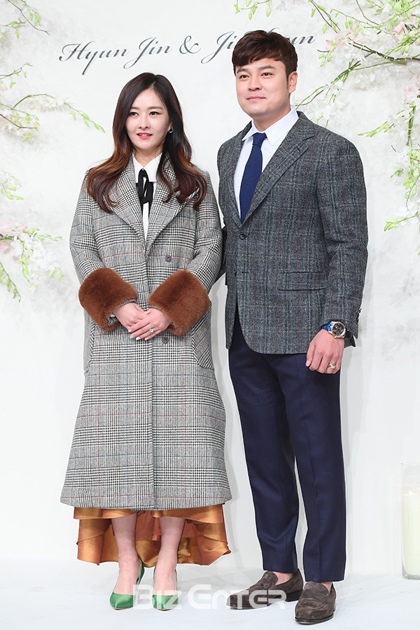 ▲하원미, 추신수(사진=고아라 기자 iknow@)