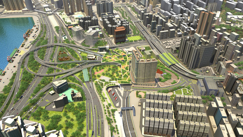 ▲홍콩 도로프로젝트 조감도(사진=SK건설)