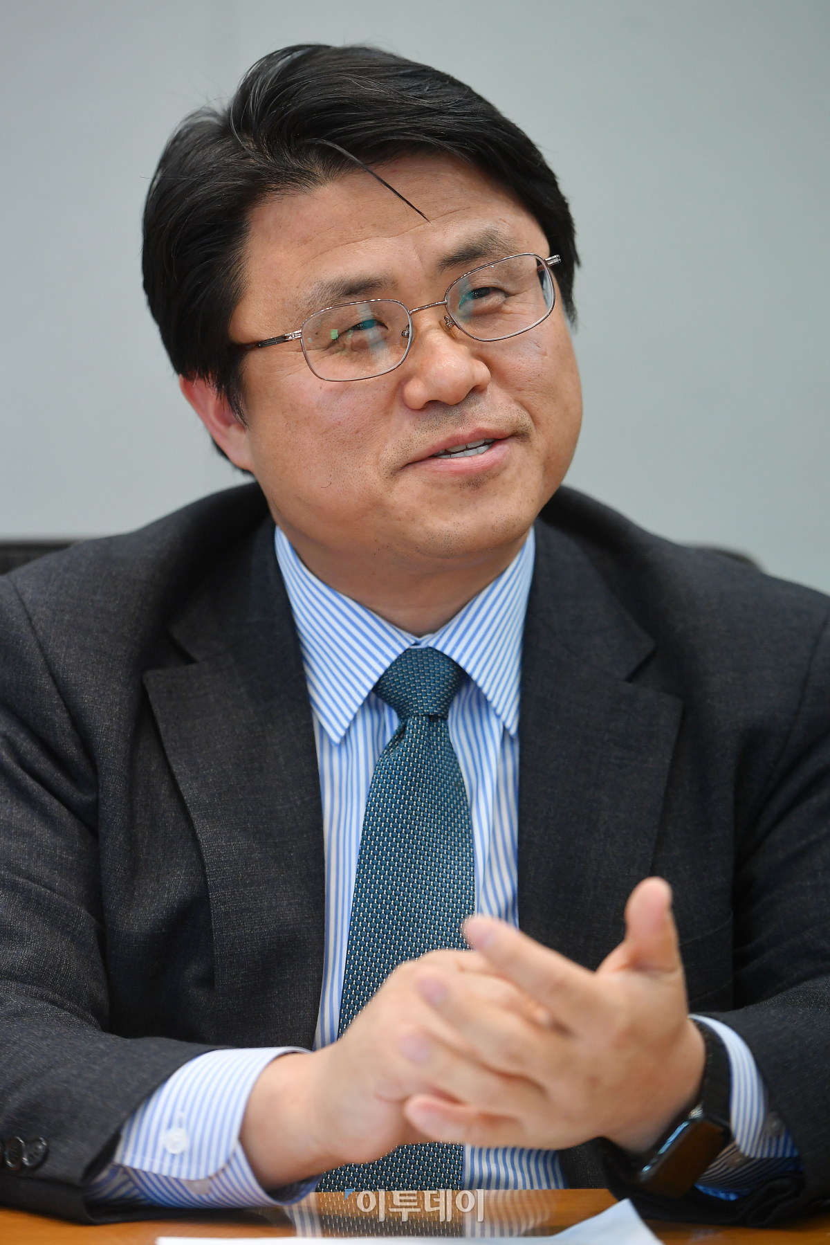 ▲최성진 법무법인 세종 파트너 변호사가 3일 서울 중구 법무법인 세종에서 이투데이와 인터뷰를 하고 있다. 이동근 기자 foto@