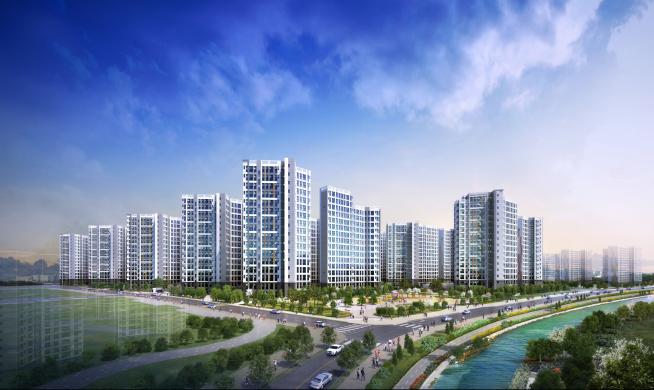 ▲‘캐슬앤파밀리에 시티’ 투시도(사진=신동아건설)