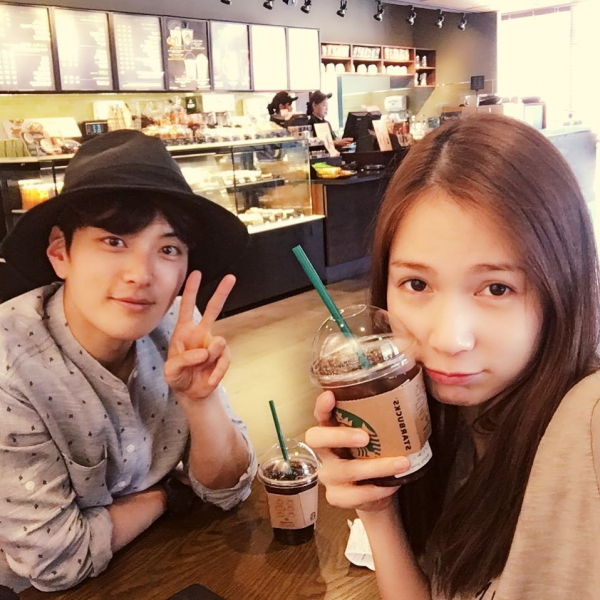 ▲배우 장승조(왼쪽)와 린아(사진=린아 SNS)