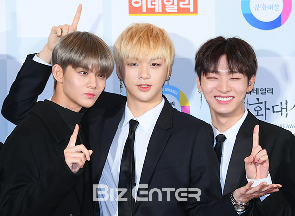 ▲워너원 배진영, 강다니엘, 윤지성(사진=고아라 기자 iknow@)