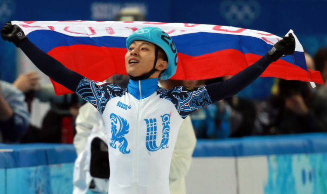 ▲2014 소치 올림픽 당시 안현수.(연합뉴스)