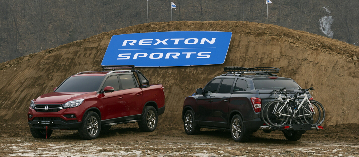 ▲자연과 함께 어렵지 않게 좋은 그림을 만들어내는 렉스턴 스포츠. 