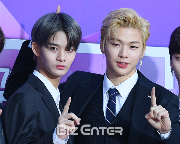 ▲워너원 배진영, 강다니엘(사진=고아라 기자 iknow@)