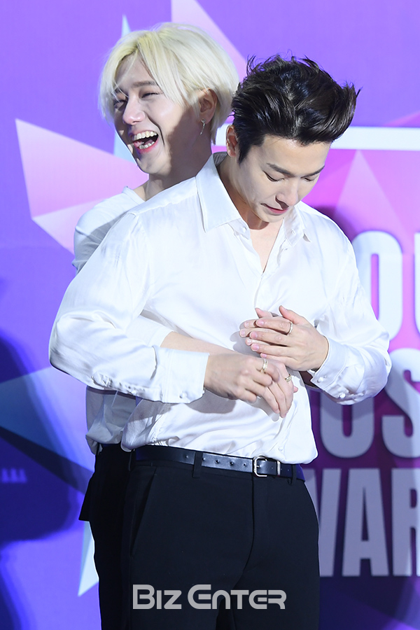 ▲슈퍼주니어 예성, 동해(사진=고아라 기자 iknow@)