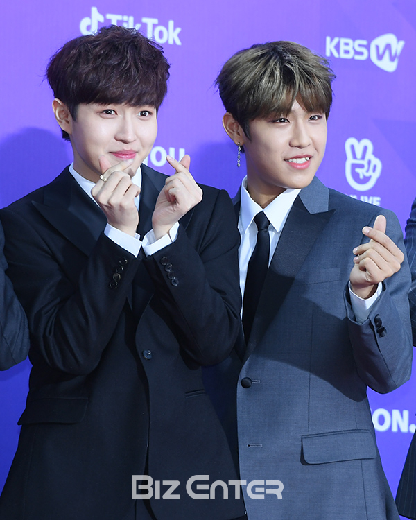 ▲워너원 김재환, 박우진(사진=고아라 기자 iknow@)