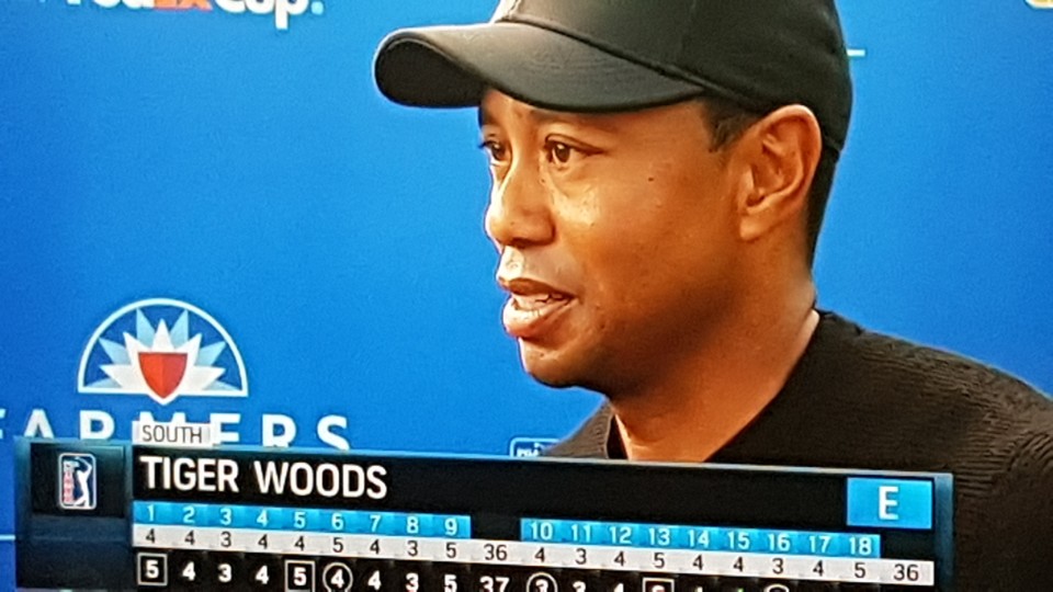 ▲타이거 우즈(SBS골프채널 TV캡처)