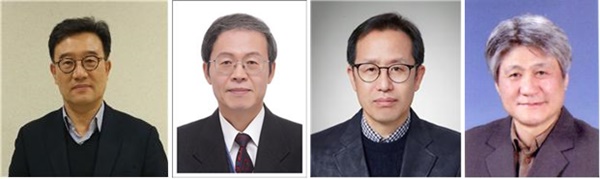 ▲(왼쪽부터) 송일준, 김동섭, 최병륜, 최중억 신임사장(사진=MBC)