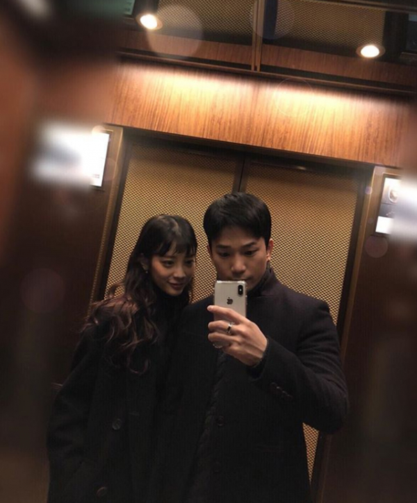 ▲배우 최예슬-엠블랙 지오(사진=인스타그램)