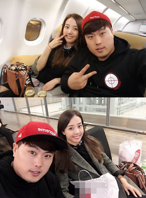 ▲배지현 류현진 부부(사진=인스타그램)