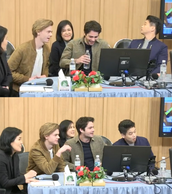 ▲'컬투쇼' 토마스생스터-딜런오브라이언-이기홍(사진=SBS 파워FM)