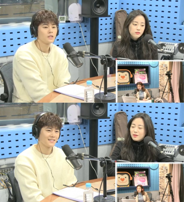 ▲'러브게임' 김동준 허영지(사진=SBS 파워FM)