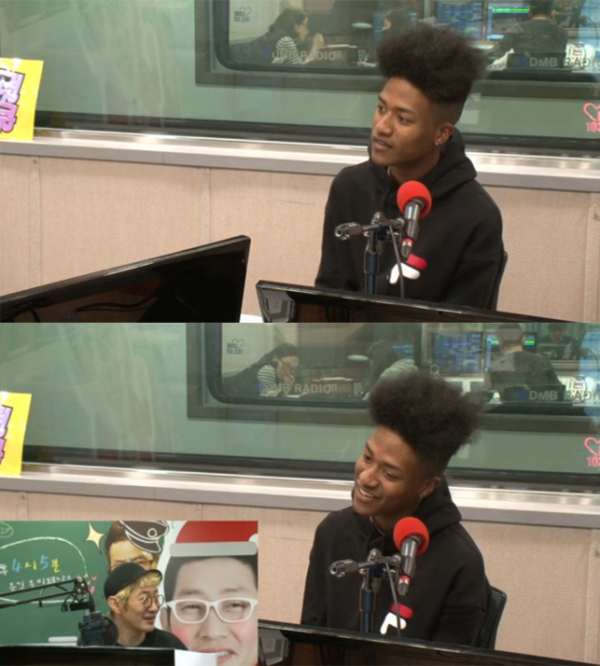 ▲모델 한현민(사진=SBS 러브FM)
