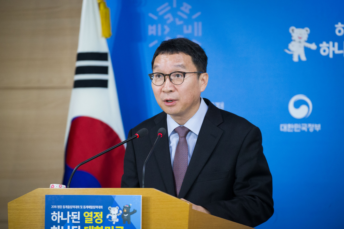 ▲김학수 금융위 증권선물위원회 상임위원이 1일 서울 종로구 정부서울청사 합동브리핑실에서 '자본시장 제재절차 개선방안'을 발표하고 있다. (사진제공=금융위원회)