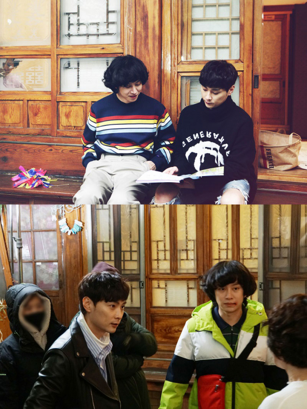 ▲그룹 슈퍼주니어 김희철과 밴드 버즈 민경훈(사진=롱플레이뮤직)