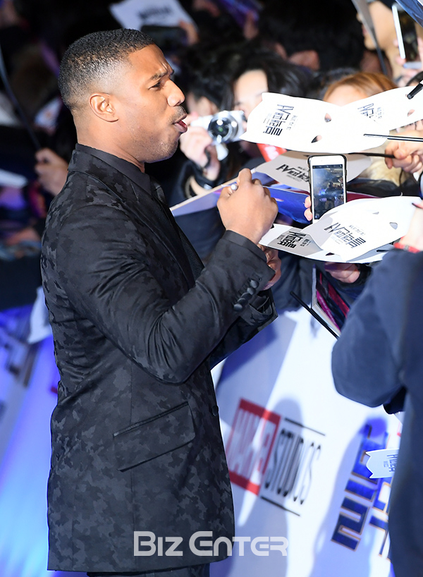 ▲마이클B 조던(사진=고아라 기자 iknow@)