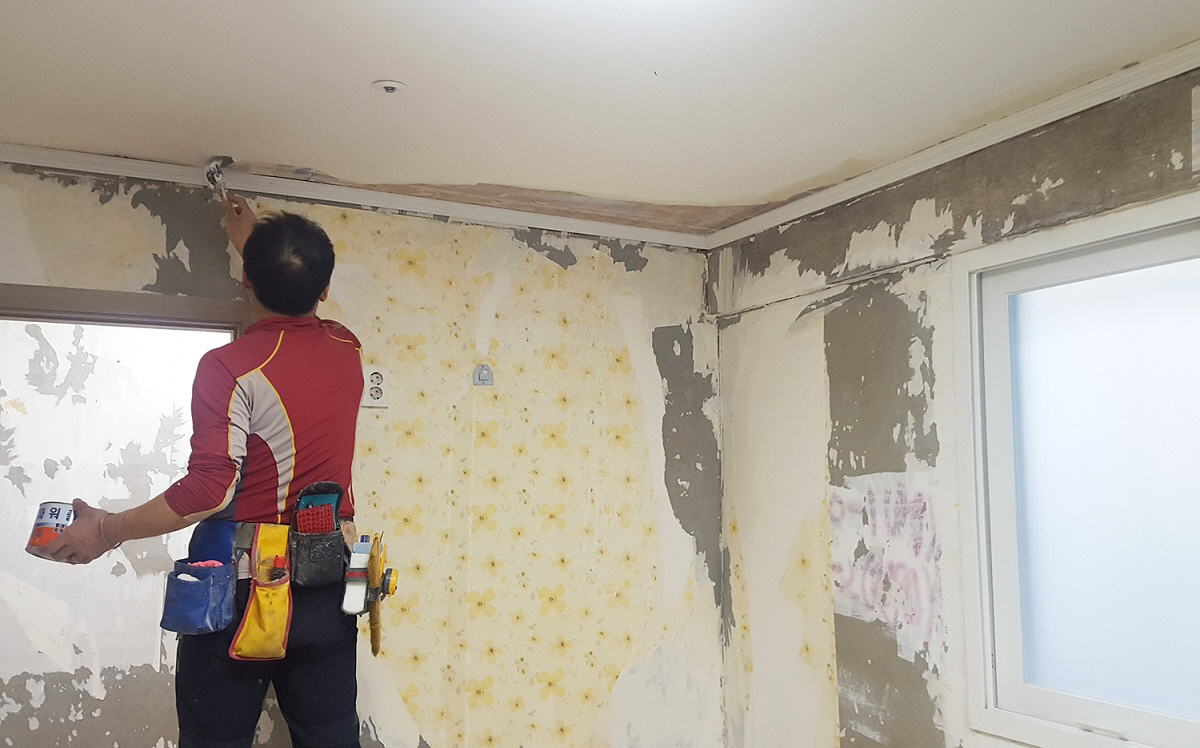 ▲교촌치킨이 서울 용산구에 위치한 아동복지시설 혜심원의 주거 환경 개선했다. 사진제공 교촌치킨