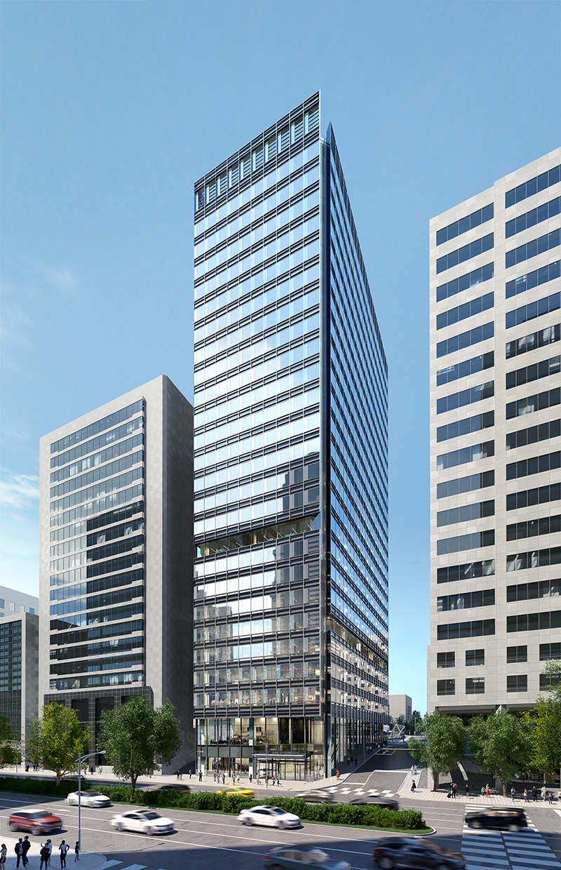 ▲강남 N타워 메인투시도(사진=JLL)