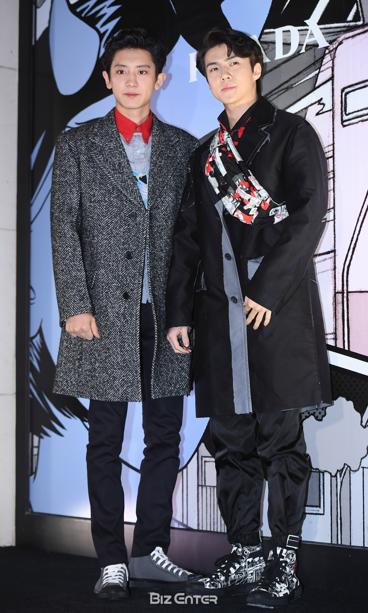 ▲엑소 찬열, 세훈(사진=고아라 기자 iknow@)