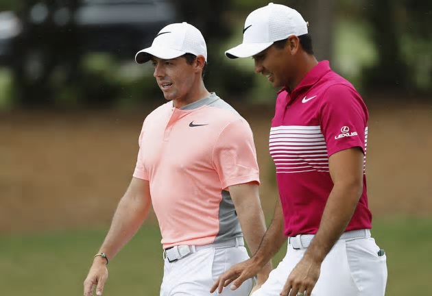 ▲로리 매킬로이(왼쪽)와 제이슨 데이(사진=PGA)