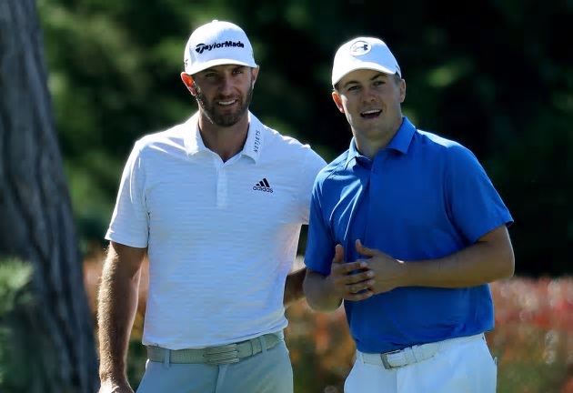 ▲더스틴 존슨과 조던 스피스(오른쪽)(사진=PGA)