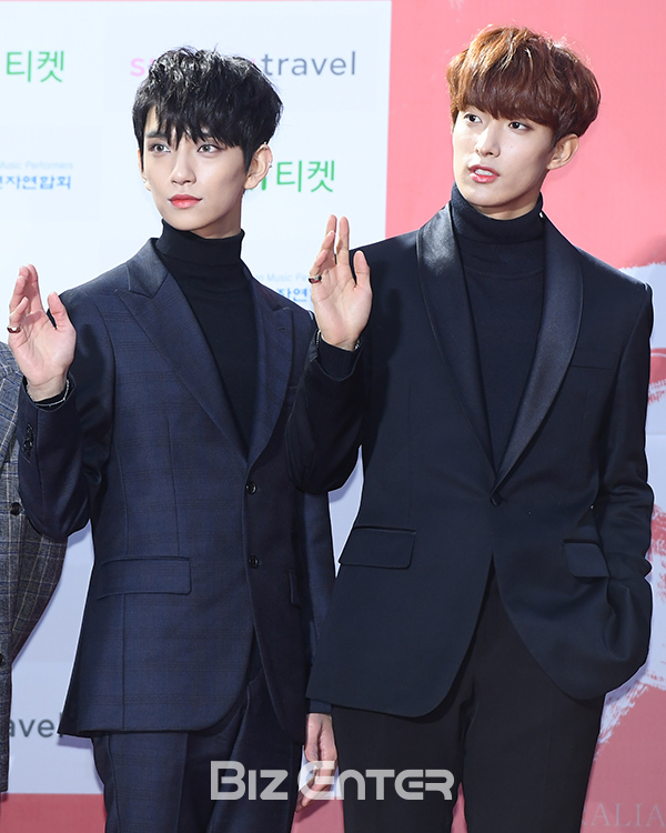 ▲세븐틴 조슈아, 도겸(사진=고아라 기자 iknow@)