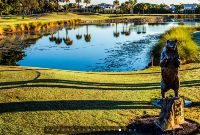 ▲베어트랩이 시작되는 PGA내셔널 챔피언코스 15번홀(사진=PGA)