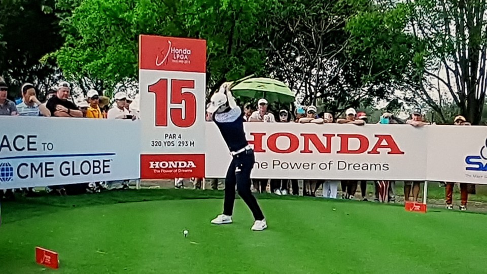 ▲박성현(사진=JBC골프 TV 촬영)