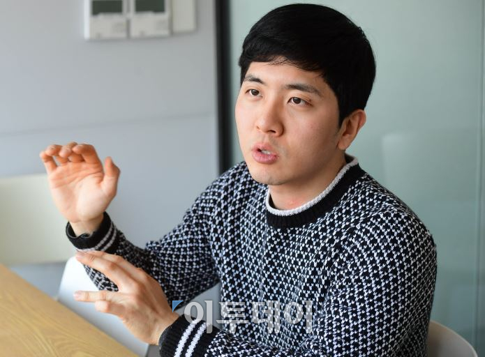 ▲이재윤 집토스 대표가 6일 서울 강남구 선릉로 디캠프에서 이투데이와 인터뷰를 하고 있다. 고이란 기자 photoeran@