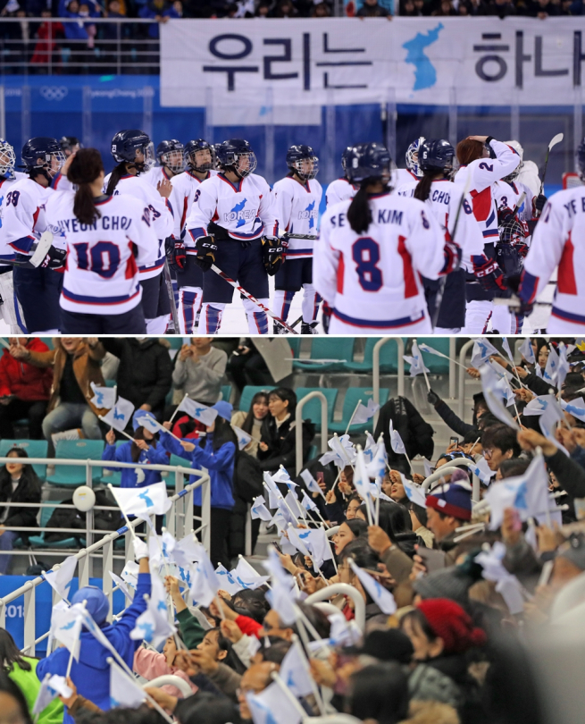 ▲IOC가 평창 동계올림픽 여자 아이스하키 남북단일팀을 소재로한 다큐멘터리 제작에 나선다. (연합뉴스)