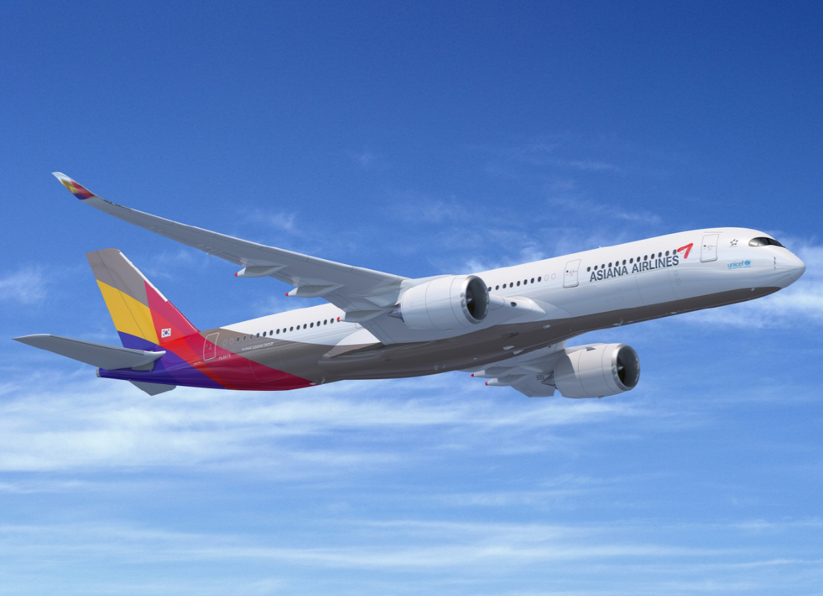 ▲아시아나항공 A350